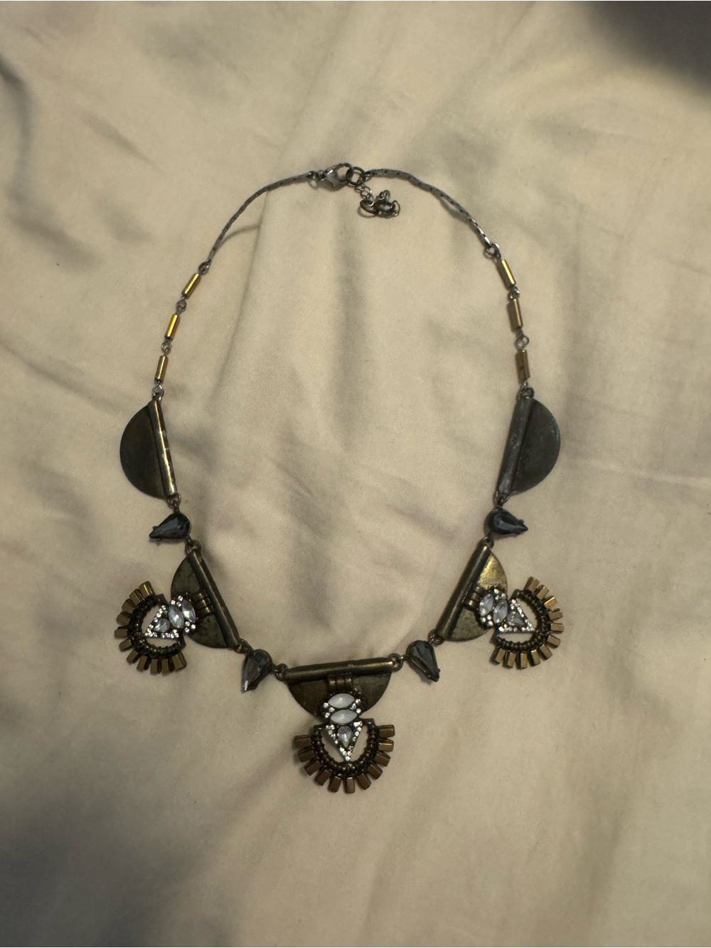Statement Gold / Bronze and Mixed-Metal Necklace - from Nordstrom